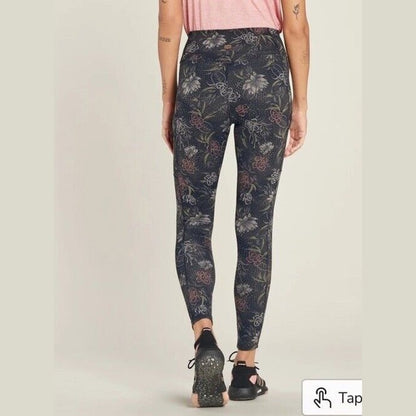 $75 Sherpa Adventure Women’s Nisha Tight Leggings-SW23015-Black Floral-Medium