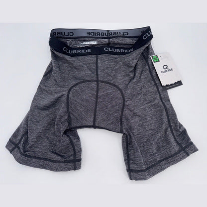 $60 Club Ride Apparel Men’s Woodchuck Bike Shorts - Black/Grey- Medium - New Tag
