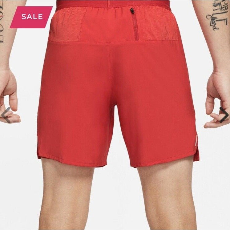 $55 Nike Men’s Flex Stride 5" Lined Running Shorts CJ5467-657- Red - XLarge -New