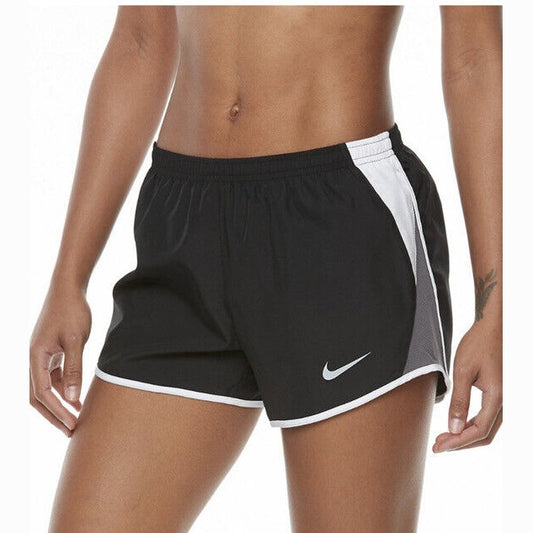Nike Dry Fit Shorts Women's Running Training- Black White- Plus Size- 2XL-New$30