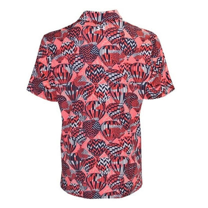Under Armour Golf Men's Playoff 3.0 Hot Air Balloon Polo Shirt-Redish-Medium-New