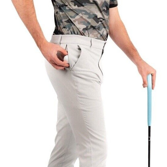 $90 Good Good Men’s Club Sport Jogger Golf Pants-Light Grey-Size: 34W 30L- NEW
