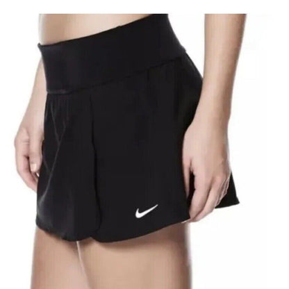 NWT NIKE Swim Black Boardskirt bikini bottoms NESS8203-001 BLACK (Size MEDIUM)