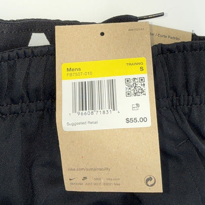 $55 NIKE Men's Totality Dri-FIT Tapered Versatile Pants-Black -Small-New Tag