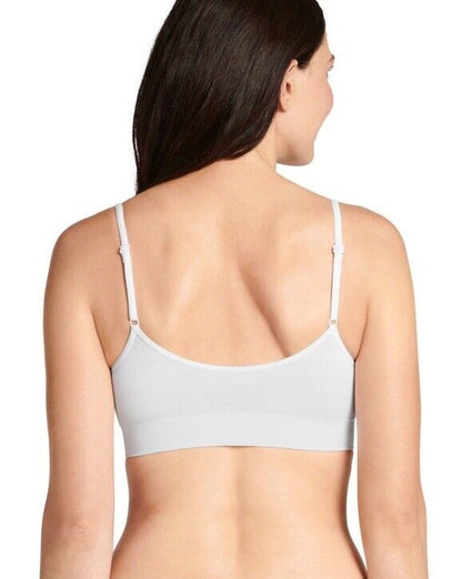 Jockey Modern Women’s MicroStretch Seamfree Cami Strap Bralette 2404 White-Large