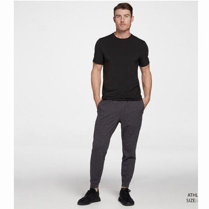 VRST Men’s R&R Jersey Tapered Pant - Pure Black Asphalt (Grey) -Small - New  $65
