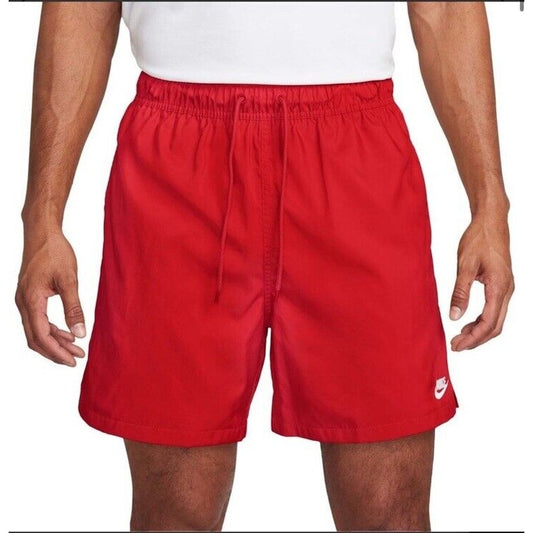 $50 Nike Men's Woven Flow Shorts FN3307- Red - Size: XSmall - New Tags