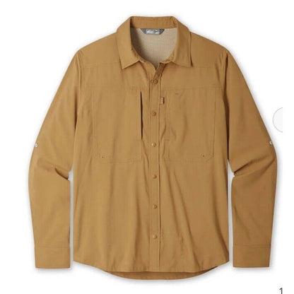 $120 Stio Men’s Hatcher Button Shirt Long Sleeve -Barren Butte -Medium-New