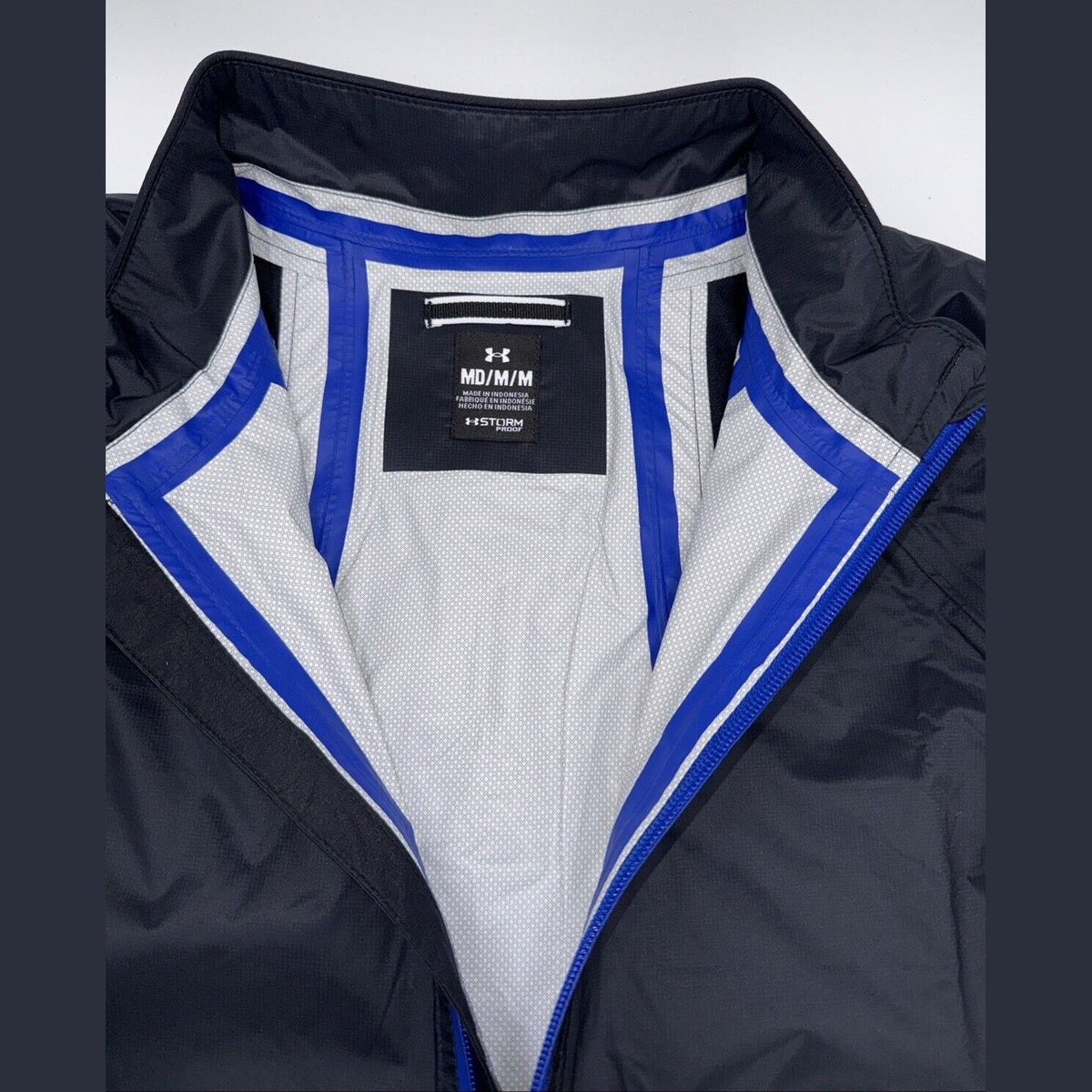 $180 Under Armour Men’s Impasse Repel Golf Rain Jacket - Black- Medium - New Tag