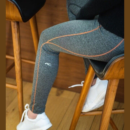 $149 KJUS Women’s Incline Baselayer Leggings Pant- Black Grey- Medium (38)-NWT