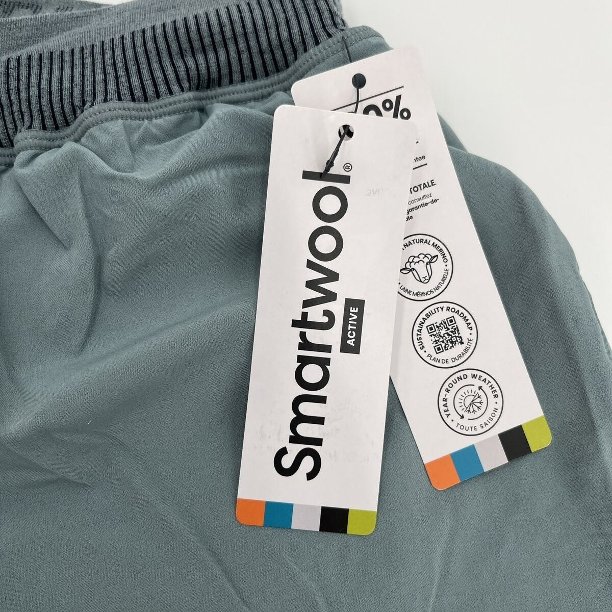 $95 Smartwool Men’s Intraknit Active Merino Wool Lined Shorts-Lead Gray-Small