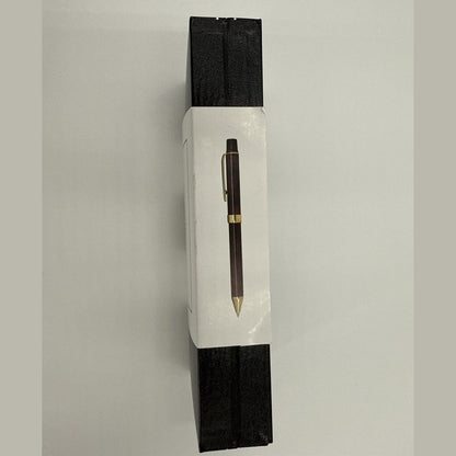 NIB New YASUTOMO Y&C QUADPOINT Brown Marble TWIST PEN Made In JAPAN