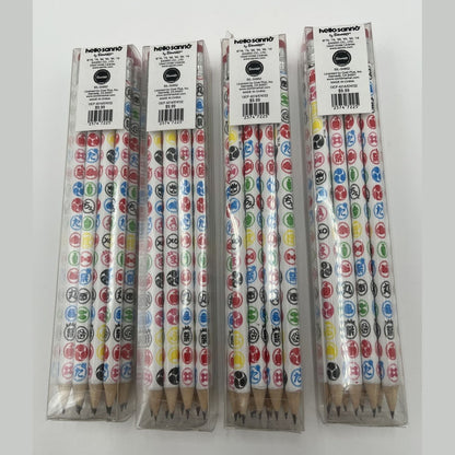 Lot Of 4 - 12 pack pencils Hello Sanirio- Total Of 48 Pencils- Great Deal!!