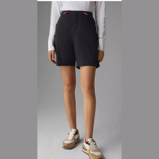 $200 Bogner Fire + Ice Black/orange Trim Roberta Hiking Shorts-Size: 4 XS-New