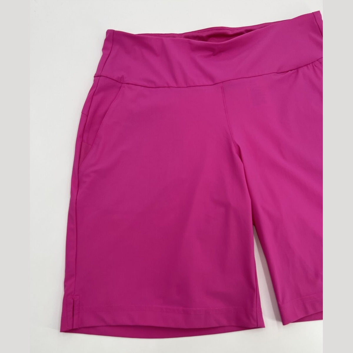 $60 Adidas Women's Bermuda Micro Shorts ADVW0084- Lucid Fuchsia- Small - New