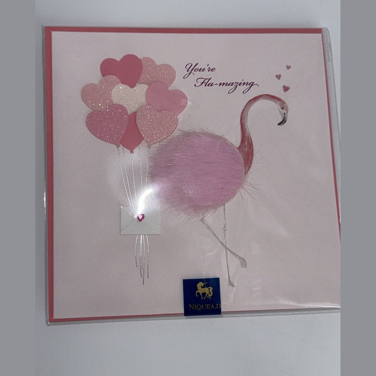 Lot Of 2 Niquea.D Dimensional Valentine's Day Greeting Cards- Upscaled Quality!