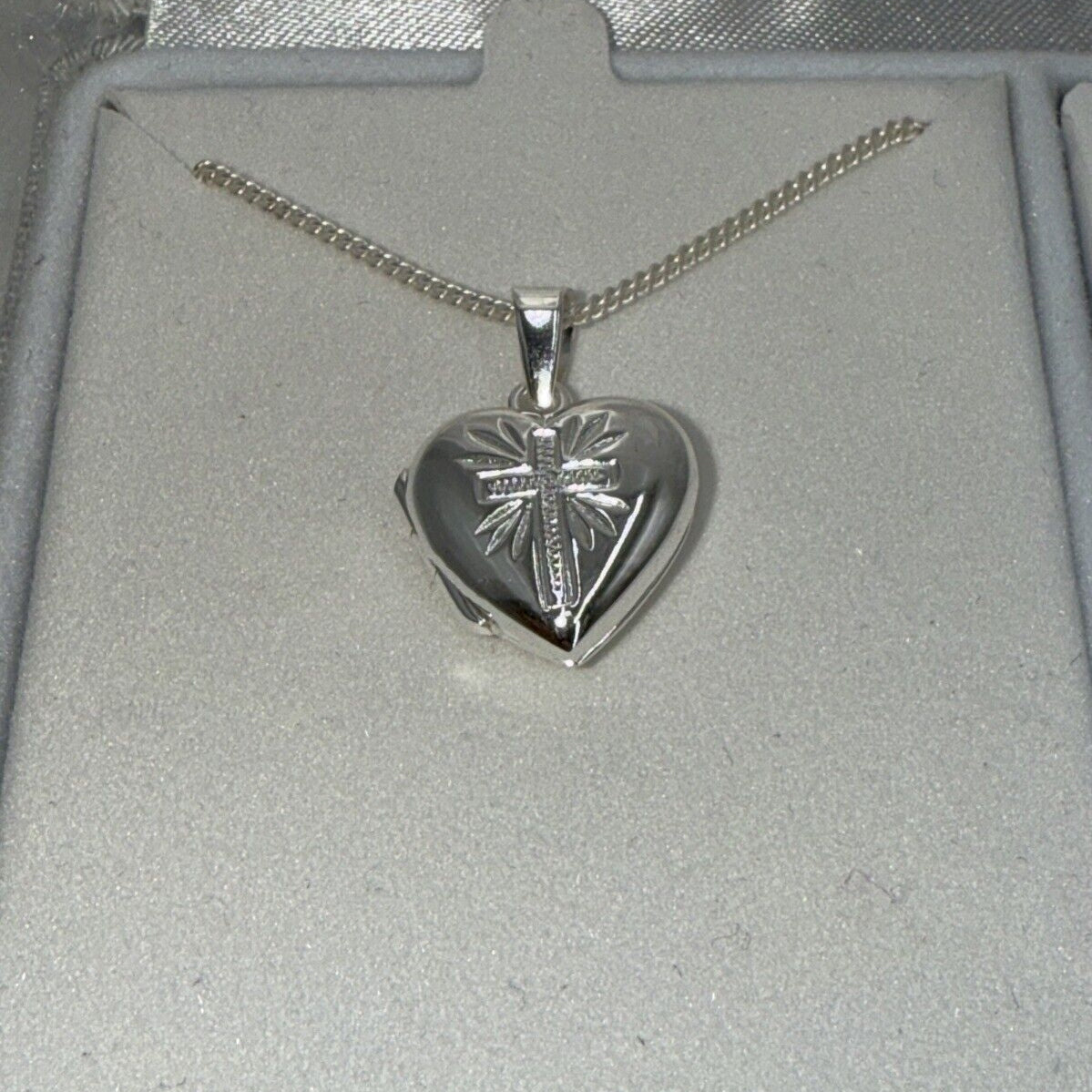 Cross Gifts Christian Cross My First Communion Locket With Necklace Gift Box