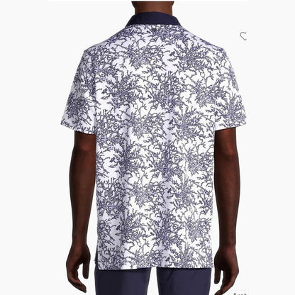 $118 Greyson Men’s Dragonfly Garden Polo Golf Shirt - Arctic - XLarge - New Tags