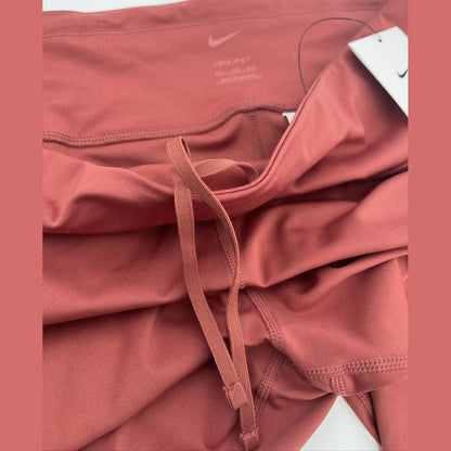 NIKE Women's FAST Mid-Rise 7/8 Length Running Tight Leggings-Rust-Size: 2XLarge