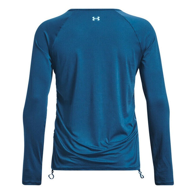 Under Armour Women's Motion Longline Cinch Shirt- Marine Od-Green-Small -$45