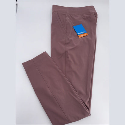 $60 Columbia Women's Anytime Slim Fit Pull-On Pants -UPF 50*- Fig- Small-New Tag