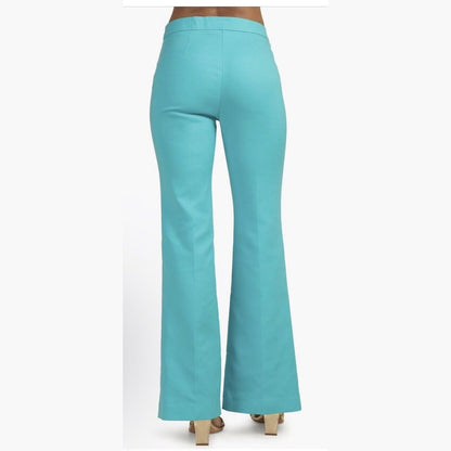$298 Trina Turk Women’s Tailored Fit Daydream Slit Pants-Atmosphere-Size: 10 (L)