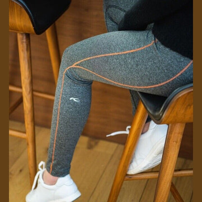 $149 KJUS Women’s Incline Baselayer Leggings Pant- Black Grey- Large (40)-NWT