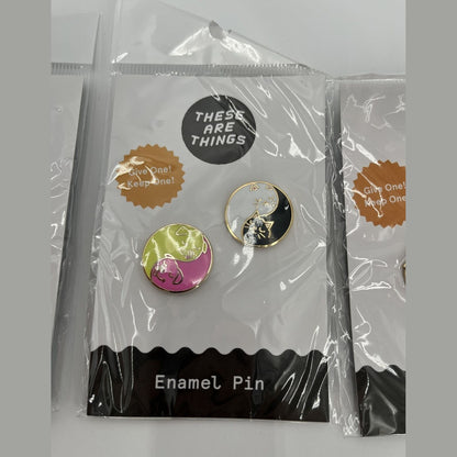 These Are Things Combo Lot Of 3 Enamel Pin Sets, New! Best Price