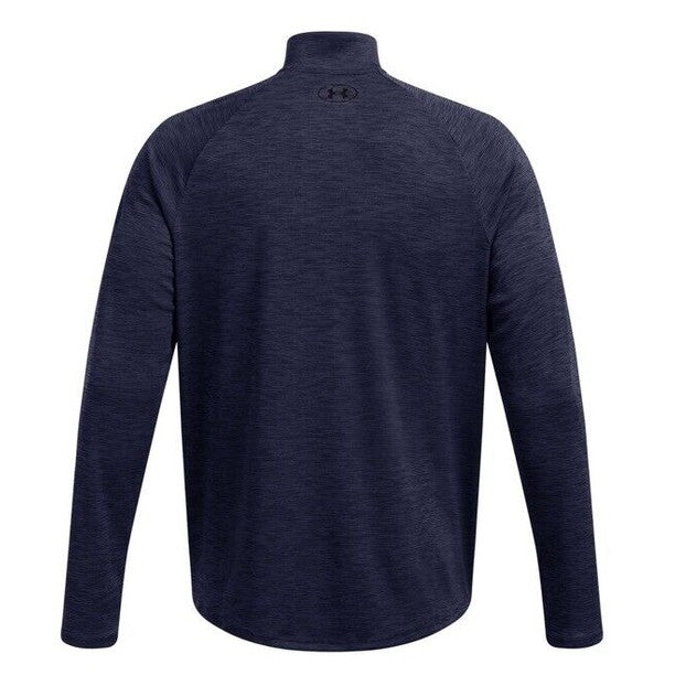 Under Armour Men’s Tech 2.0 Half Zip Long Sleeve Performance Shirt- Grey- Small
