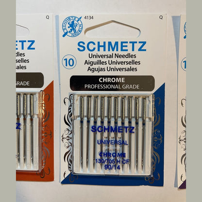 (4) Euro-Notions Schmetz Chrome Universal Machine Needles-Size Combo