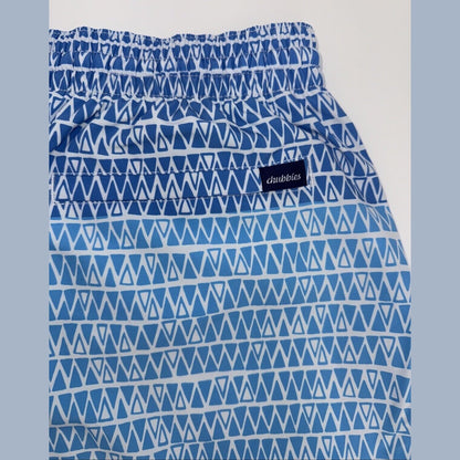 $70 Chubbies The Ocean Trifectas 5.5" Inseam Swim Trunks- Multi -Medium-New Tag