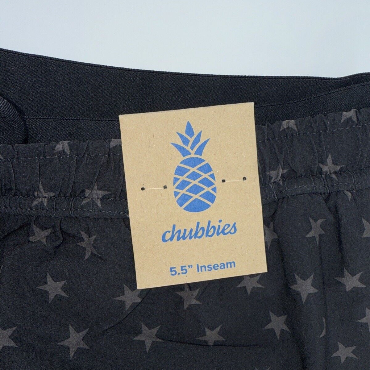 $80 Chubbies Men’s The Danger Zone 5.5” Ultimate Training Shorts-Black-Medium