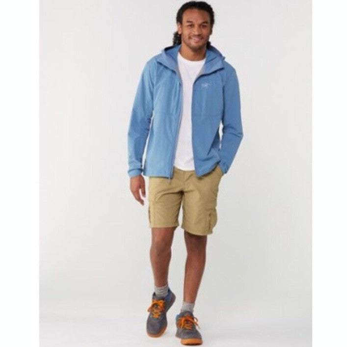 $60 Rei Men’s  Sahara Cargo Shorts Belted Hiking Outdoor-Burlap Beige-30W- New