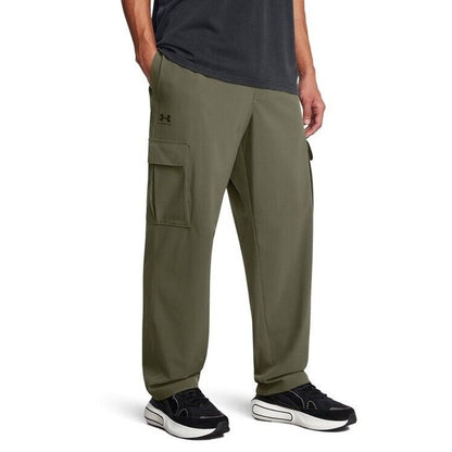$80 Under Armour UA Men’s Cargo Woven Joggers-Olive Green -Small -New With Tags