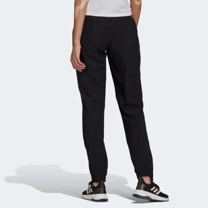 $70 Adidas Women’s Essential Comfy Woven Joggers Pants- Black- Medium- New Tag