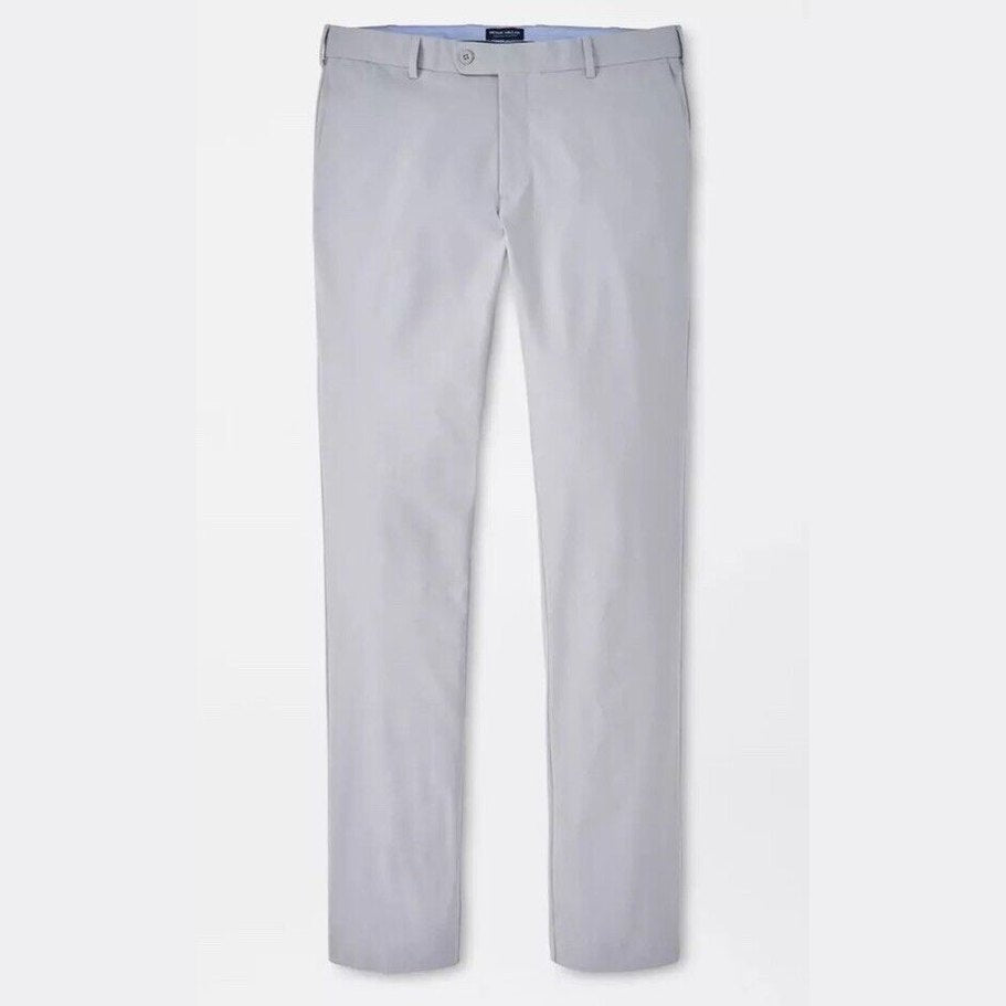 $180 Peter Millar Crown Men’s Crafted Surge Performance Pants- Gale Grey-40W 32L