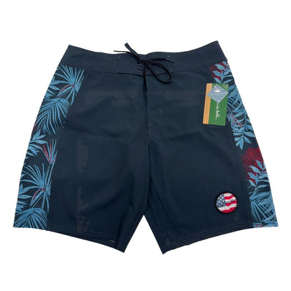 $95 Travis Mathew Men's Dawns Early Light Board Shorts- Blue Nights- Size: 33”