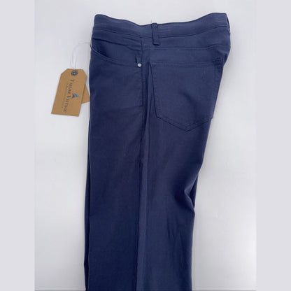 $108 Tailor Vintage Men's Canaan Performance Tech Pants Slim Fit- Navy -30W 32L