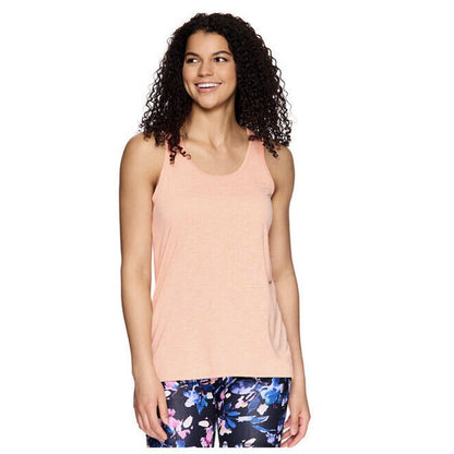 Gaiam Women’s High-Low Tank Top- Peach Melba- Sz Small- New Tags $30