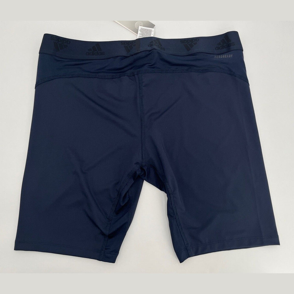 Adidas Men’s Techfit Aeroready Training Tights Compression Shorts-Navy-2XLarge