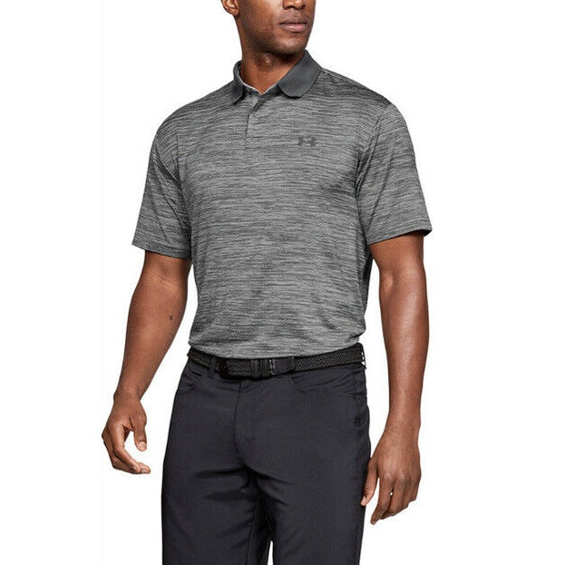 Under Armour UA Mens Performance Golf Polo Shirt - Steel Grey-  Sz: Small- NWT