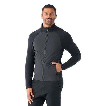 $220 Smartwool Men’s Intraknit Active Full Zip Jacket Merino - Black - XLarge