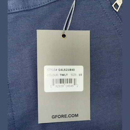 $130 G/Fore Women's Ponte Moto Golf Pants- Navy Twilight -Size: 10 (30W 29L)-New