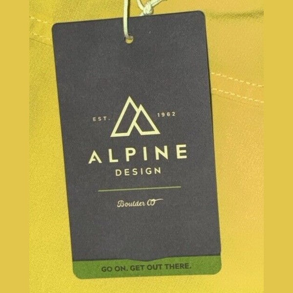 Alpine Design Men’s Active Outlook 5” Pull On Short- Green Mango- Large- NWT