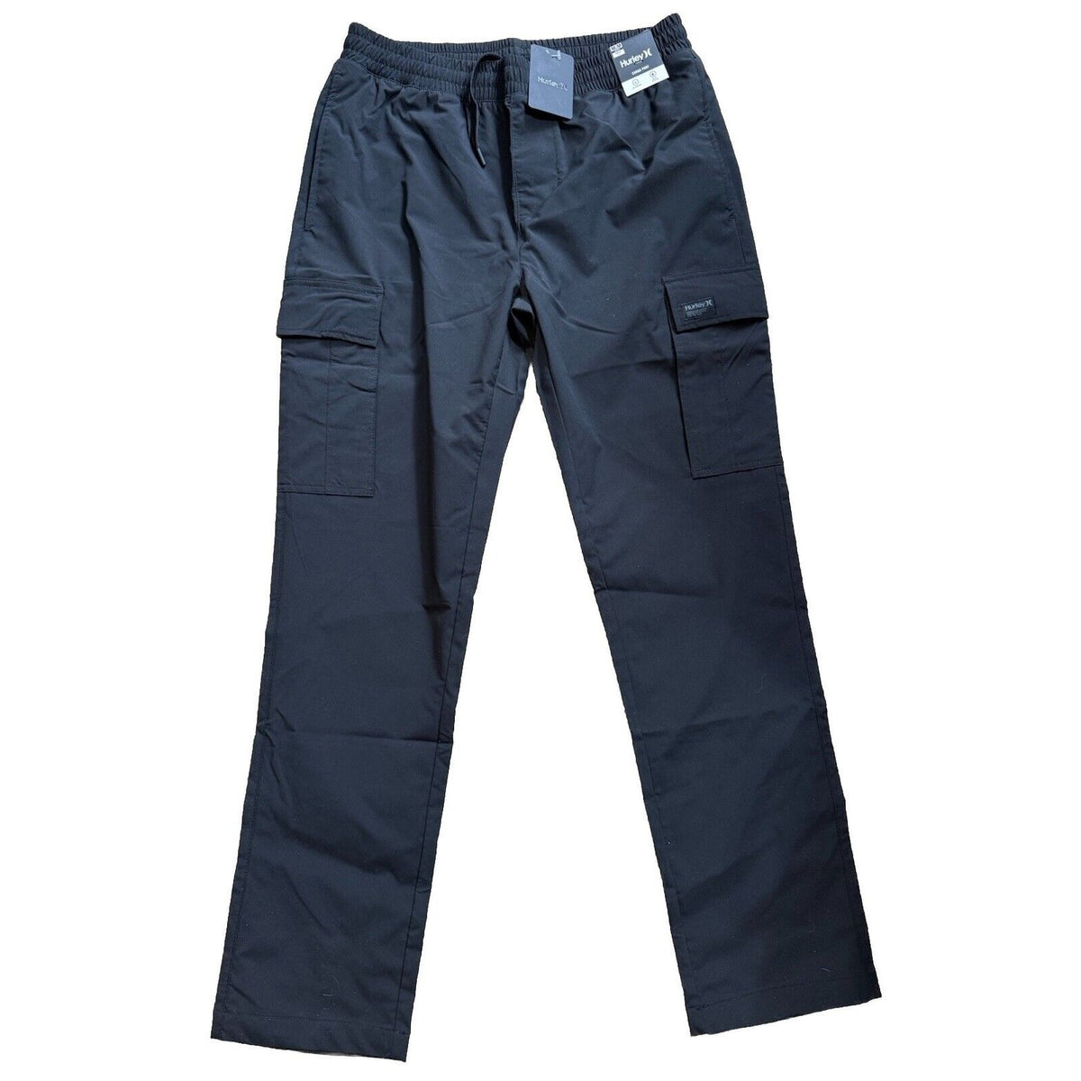Hurley Men's Tech Cargo Jogger Pants - Black - Medium- New With Tags