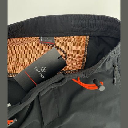 $200 Bogner Fire + Ice Black/orange Trim Roberta Hiking Shorts-Size: 4 XS-New