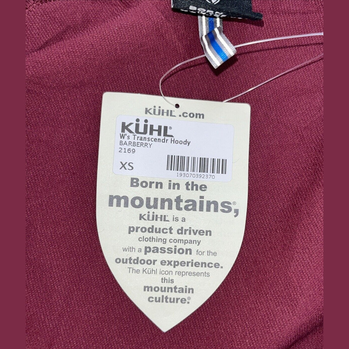 $149 Kuhl Women’s Transcendr Hoody Full Zip Jacket - Barberry Maroon-XSmall-New
