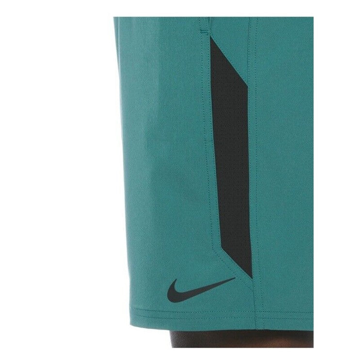 NIKE Men’s Contend Shorts Swim Trunks Volley 9” - Aquarius Blue- Small -NWT $60
