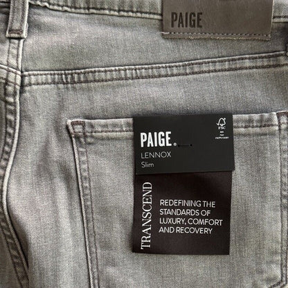 $199 Paige Men’s Lennox Slim Jeans- Laroy - Size 29Wx32L