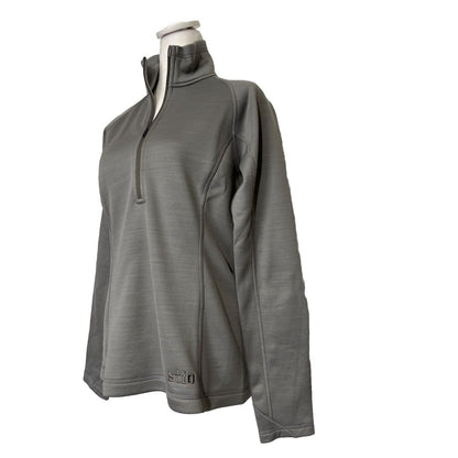 $129 STIO Women's Gannett Peak Half-Zip Fleece Pullover- Moon Dust- Medium -New